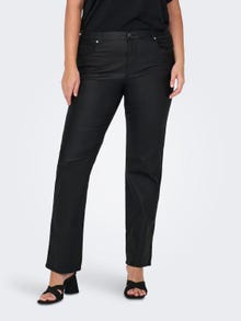 ONLY Slim Straight Fit High waist Trousers -Black - 15300881