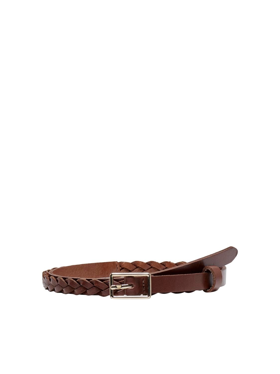 ONLY Leather Belt -Cognac - 15300883
