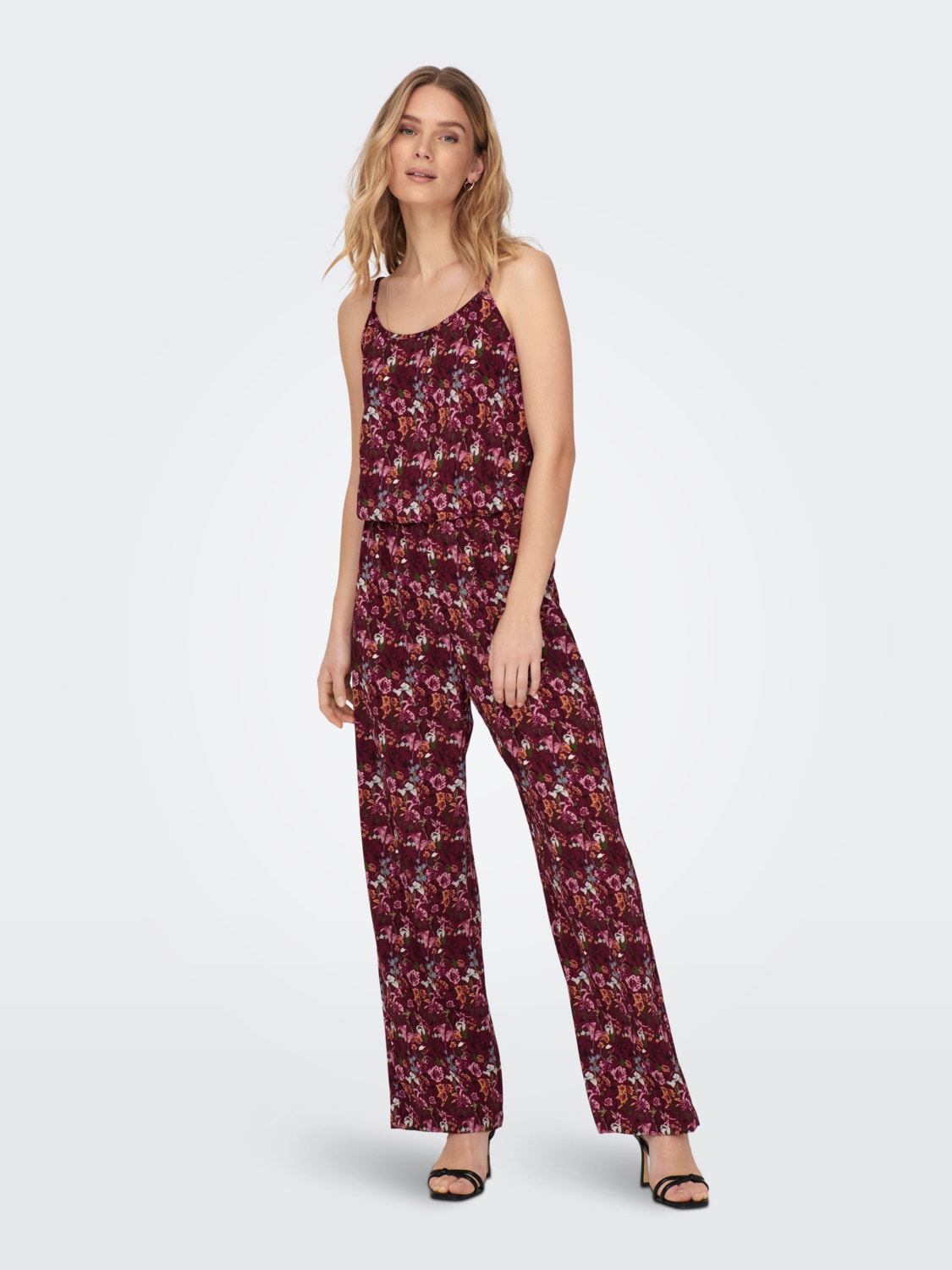 ONLY Jumpsuit med brede ben -Chocolate Truffle - 15300900