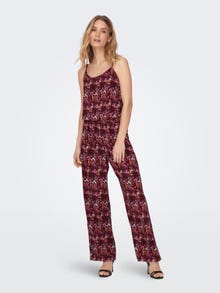ONLY Wide Leg jumpsuit -Chocolate Truffle - 15300900