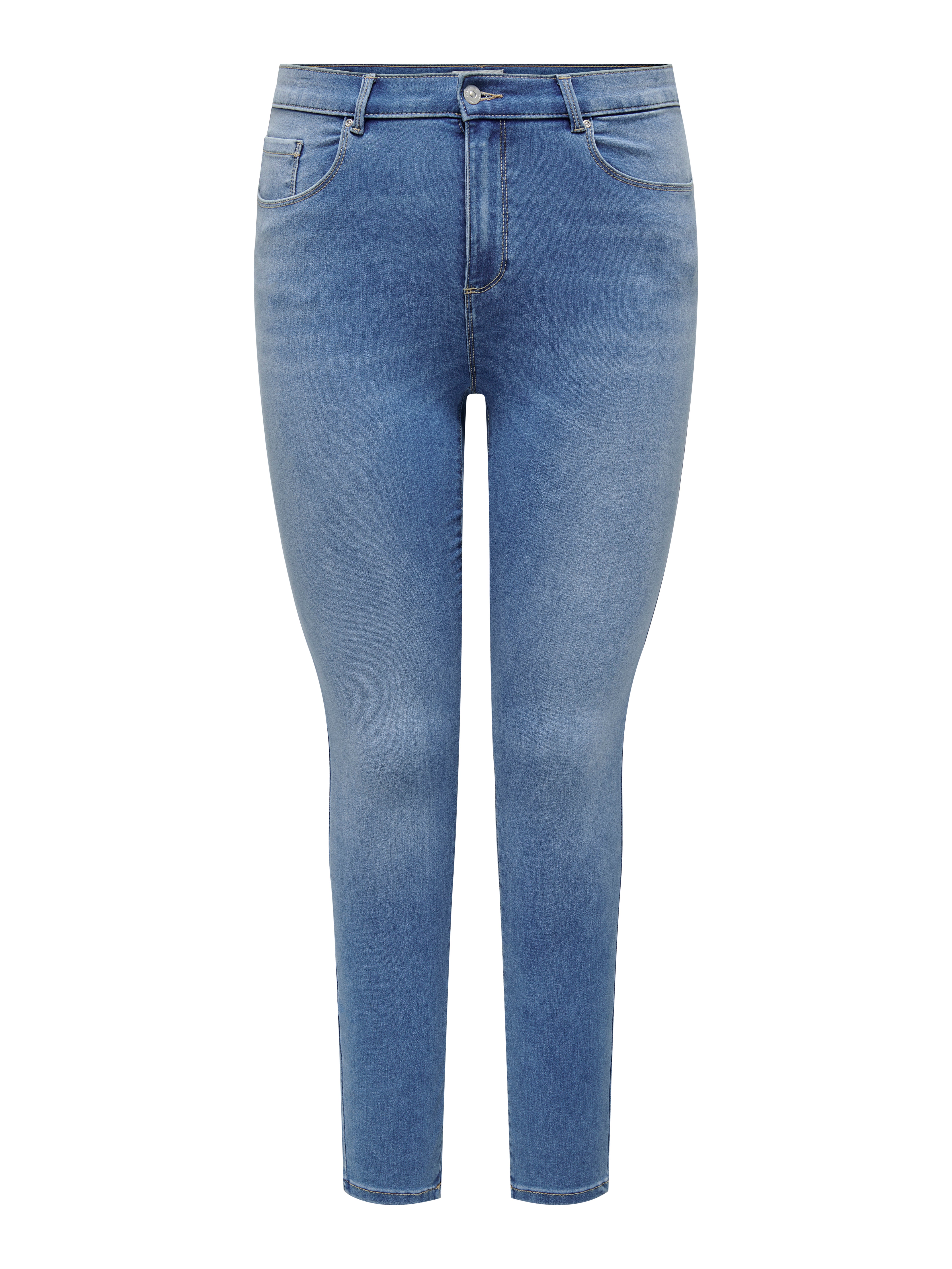 Thumbnail - Caraugusta Hohe Taille Skinny Fit Jeans