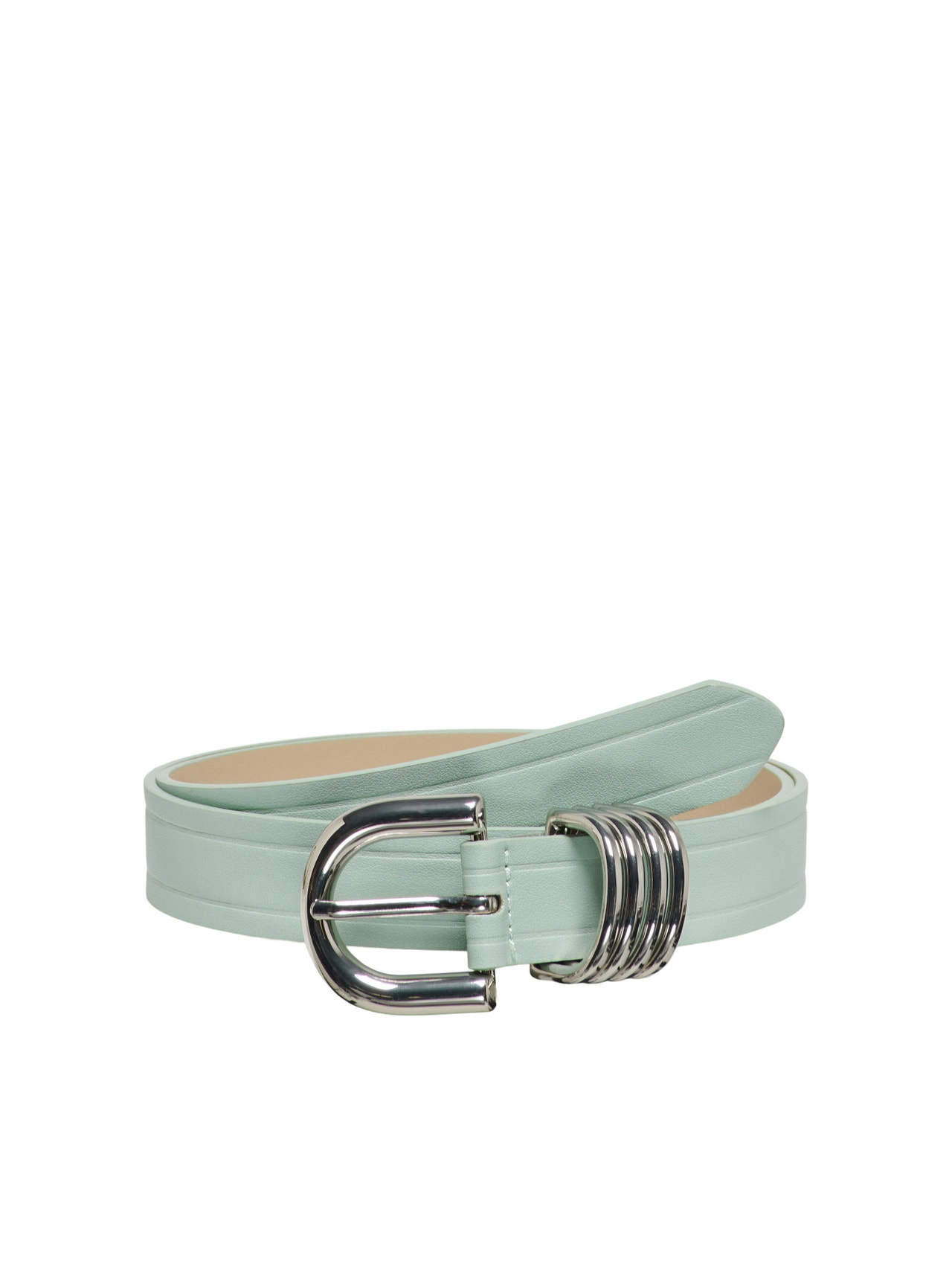 ONLY Leather look belt -Aqua Gray - 15300906