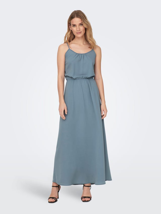 ONLY Regular Fit O-hals Lang kjole - 15300912