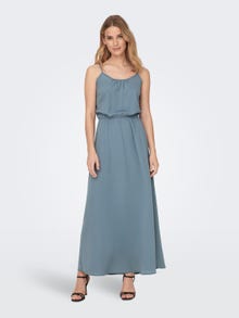 ONLY Maxi o-neck dress -Blue Mirage - 15300912