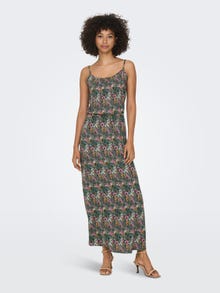 ONLY Maxi o-hals kjole  -Balsam Green - 15300912