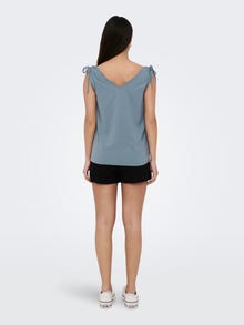 ONLY Tops Regular Fit Col rond -Blue Mirage - 15300913