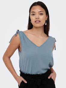 ONLY Tops Regular Fit Col rond -Blue Mirage - 15300913