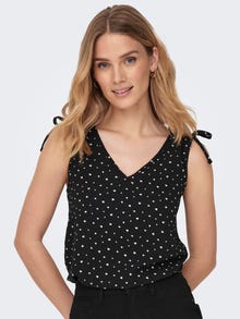ONLY Tops Regular Fit Col rond -Black - 15300913