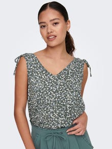 ONLY Regular Fit Round Neck Top -Balsam Green - 15300913