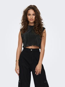 ONLY Tops Regular Fit Col rond -Black - 15300923