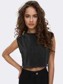 ONLY Cropped Top With Structure -Black - 15300923