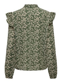 ONLY Frill Shirt -Duck Green - 15300946
