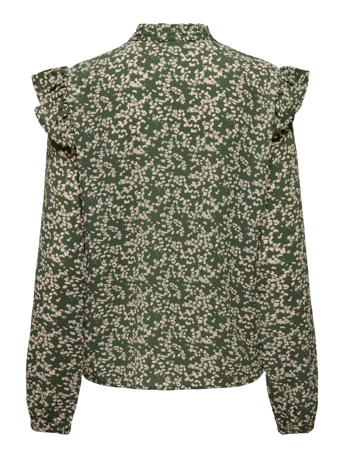 ONLY Frill Shirt -Duck Green - 15300946