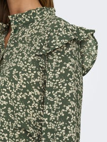 ONLY Regular Fit China Collar Shirt -Duck Green - 15300946