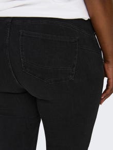 ONLY Skinny Fit Medelhög midja Jeans -Black Denim - 15300948