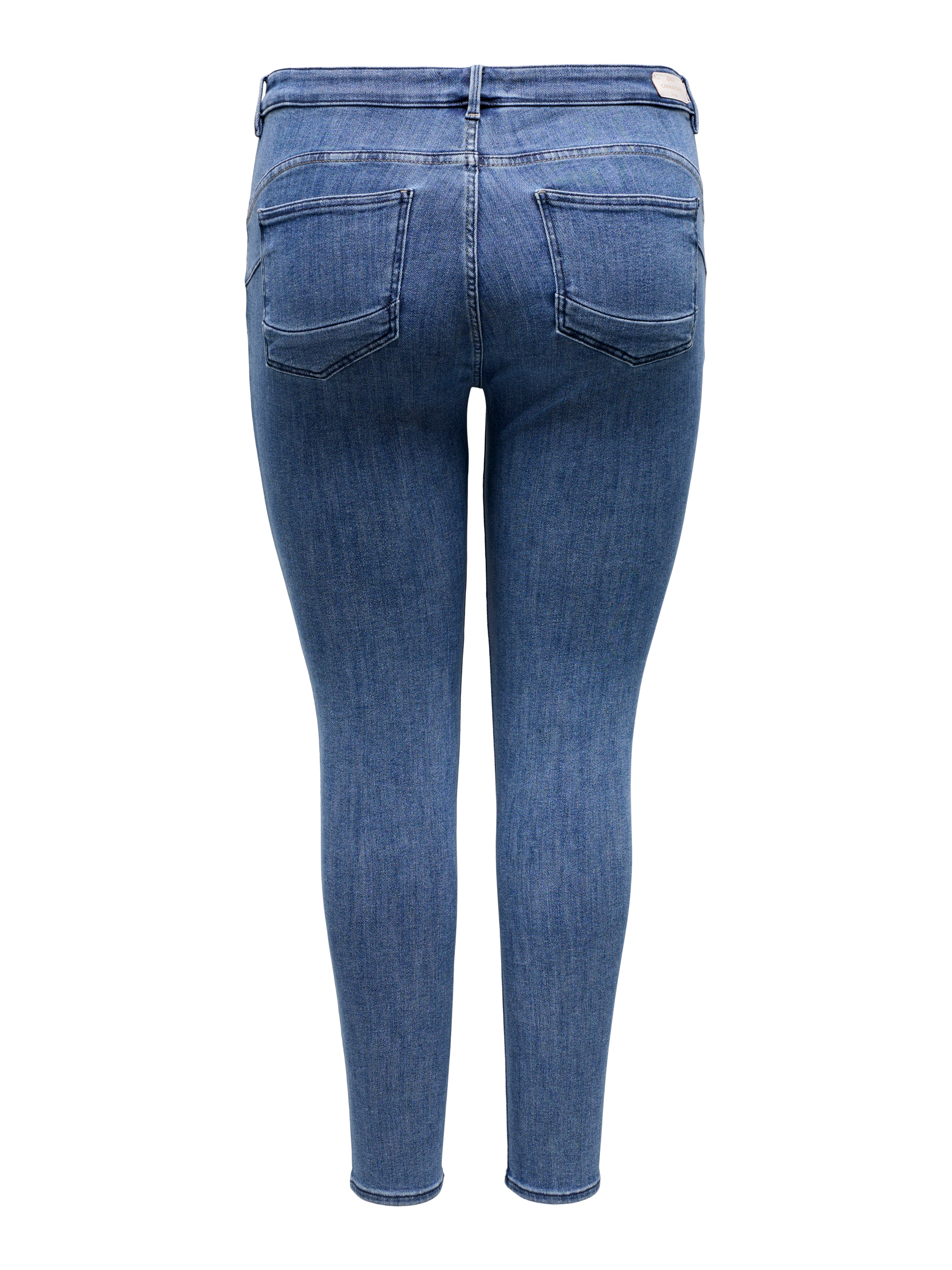 CARPOWER Mittlere Taille Skinny Fit Jeans | Mittelblau | ONLY®