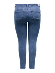 ONLY Jeans Skinny Fit Taille moyenne -Dark Medium Blue Denim - 15300955