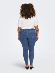 ONLY Skinny Fit Middels høy midje Jeans -Dark Medium Blue Denim - 15300955