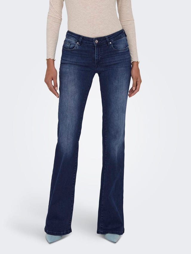 ONLY Weiter Beinschnitt Niedrige Taille Jeans - 15301001
