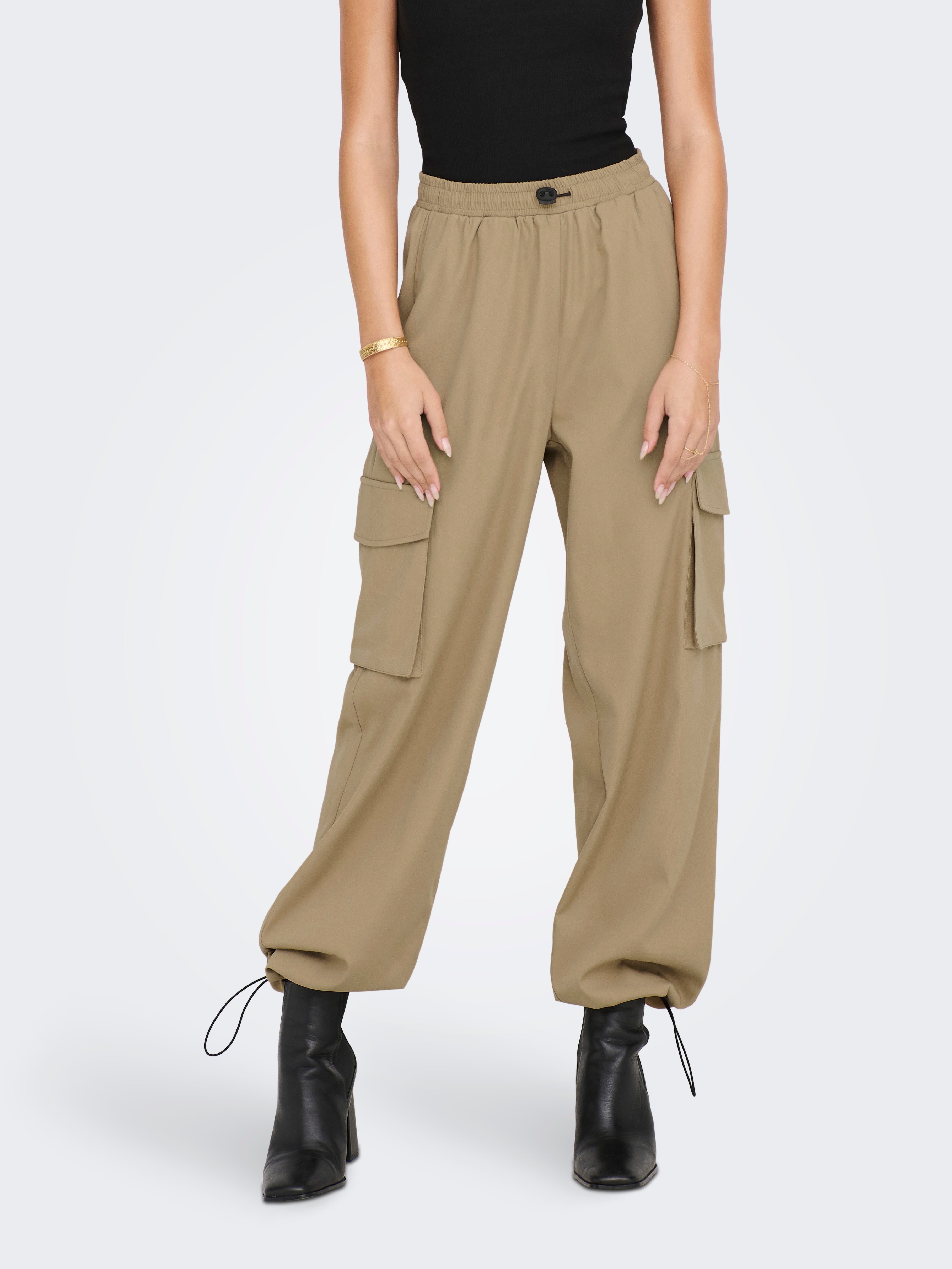 brown cargo pants womens