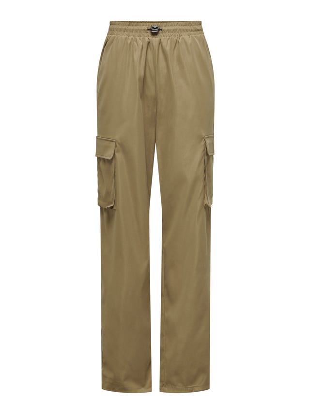 ONLY Regular Fit Elasticated hems Cargo Trousers - 15301004