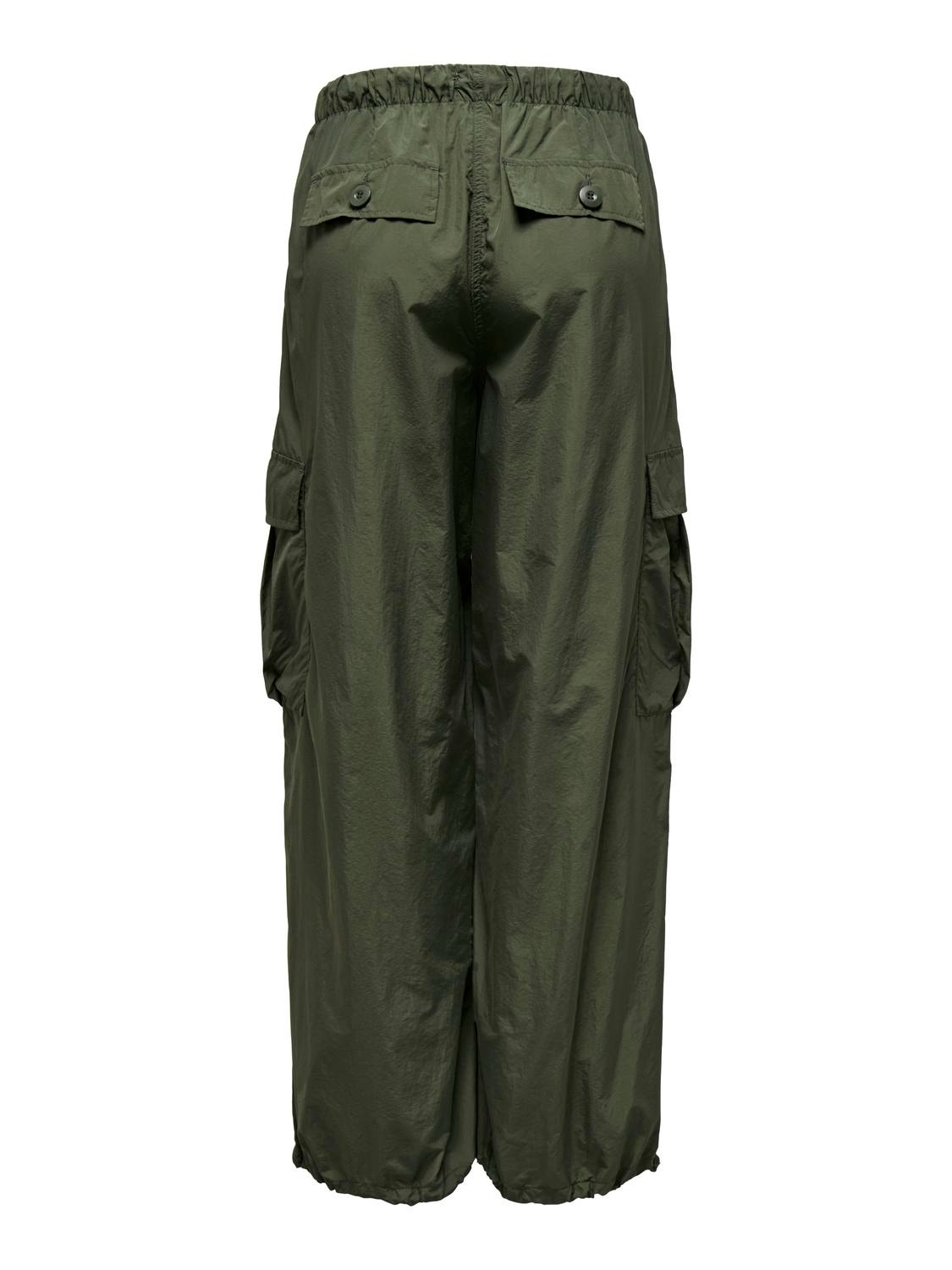 Parachute Cargo Pants | Dark Green | ONLY®