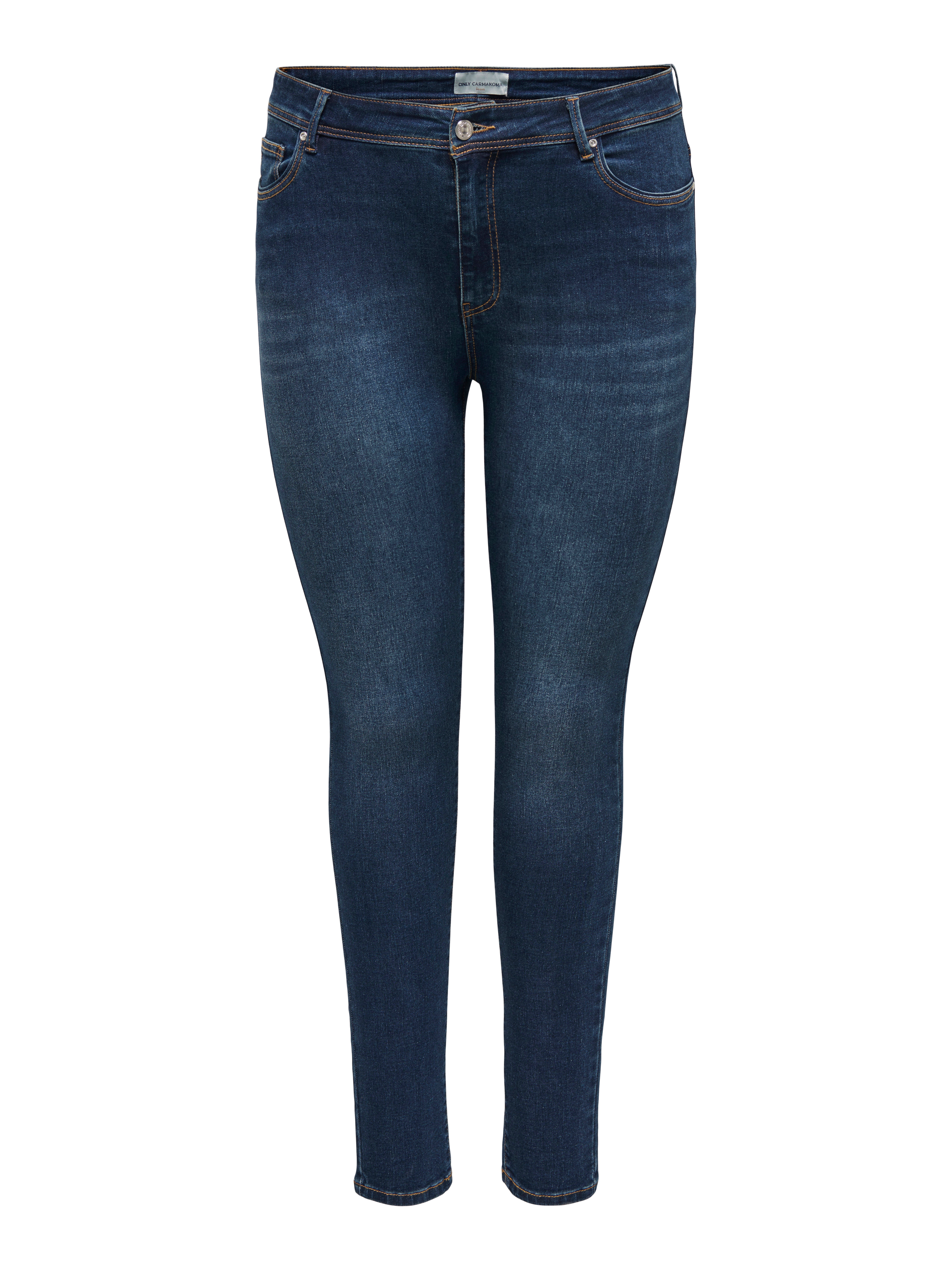 Thumbnail - Carsally Mittlere Taille Skinny Fit Jeans