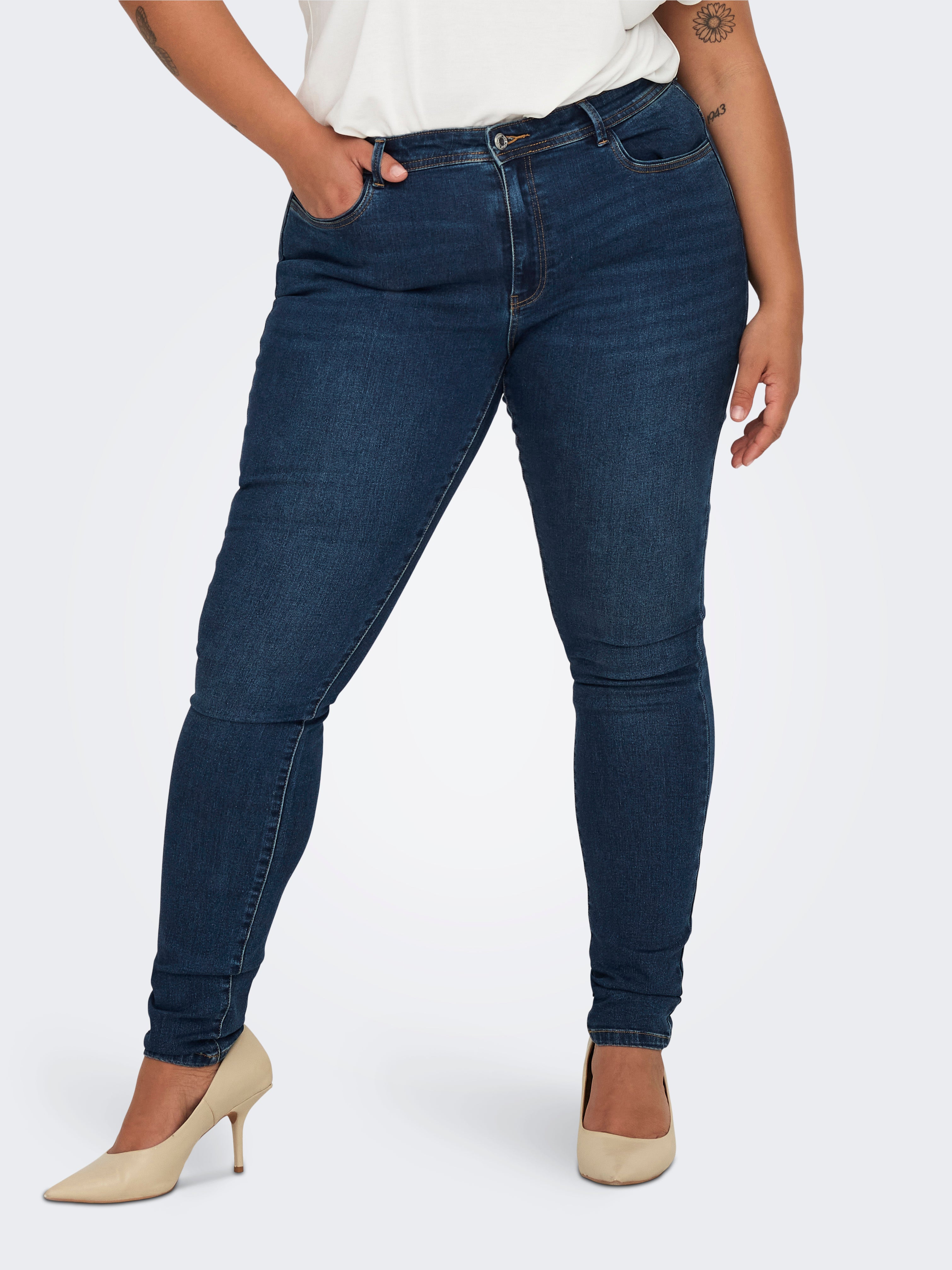 Carsally Mittlere Taille Skinny Fit Jeans