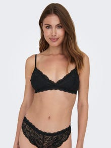 ONLY Lace bra -Black - 15301132