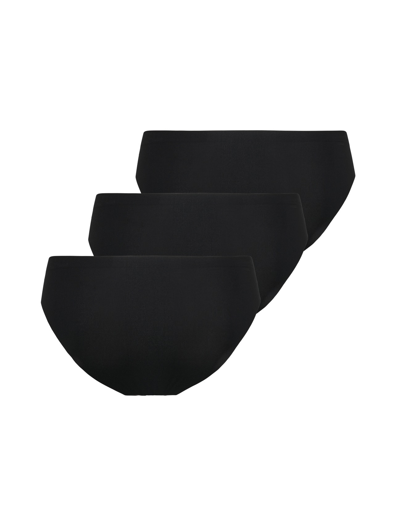 ONLY 3-pack seamless briefs -Black - 15301150