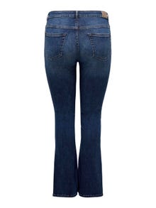 ONLY CARWilly Regular Waist Flared Jeans -Medium Blue Denim - 15301212