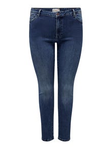 ONLY Liibuv lõige Keskmine vöökoht Teksad -Dark Blue Denim - 15301277
