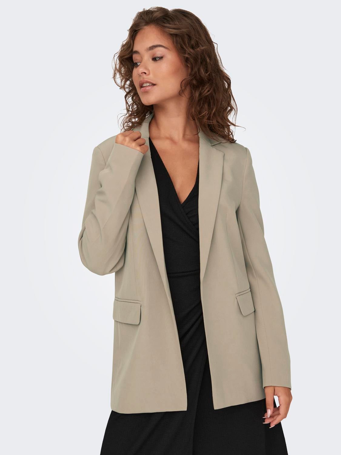 LOOSE FIT BLAZER Light Brown ONLY