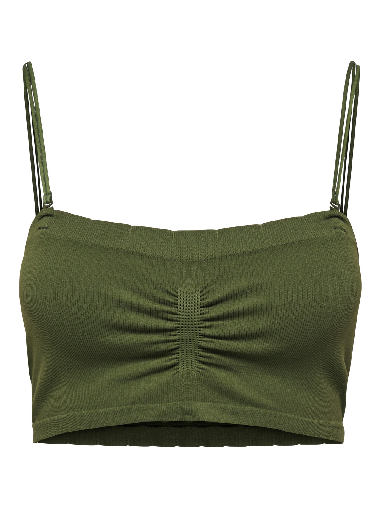 ONLY Rib bandeau top -Winter Moss - 15301363
