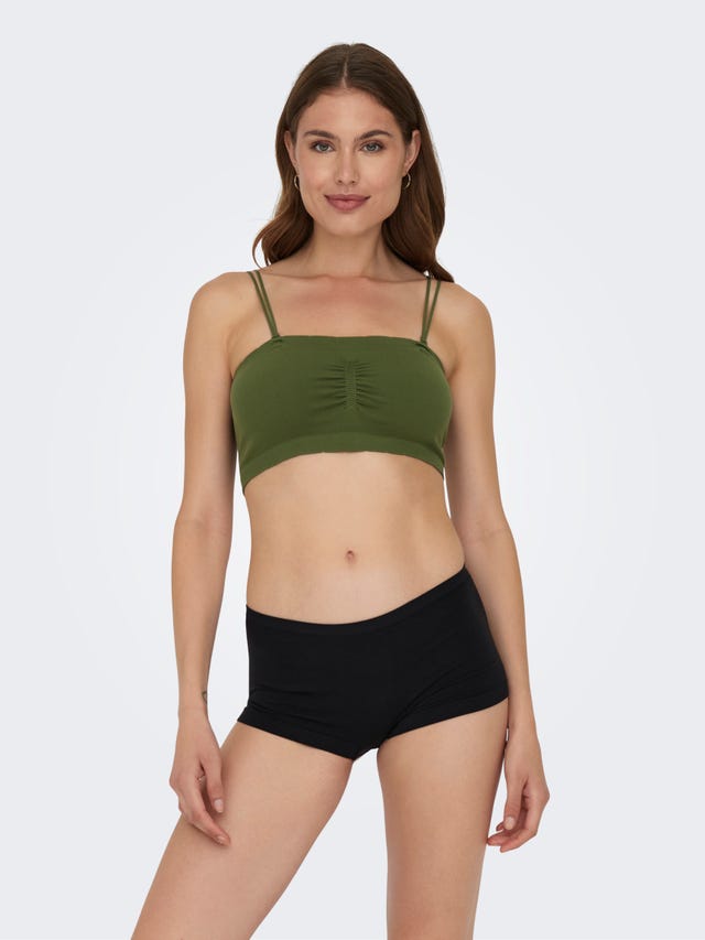 ONLY Rib bandeau top - 15301363