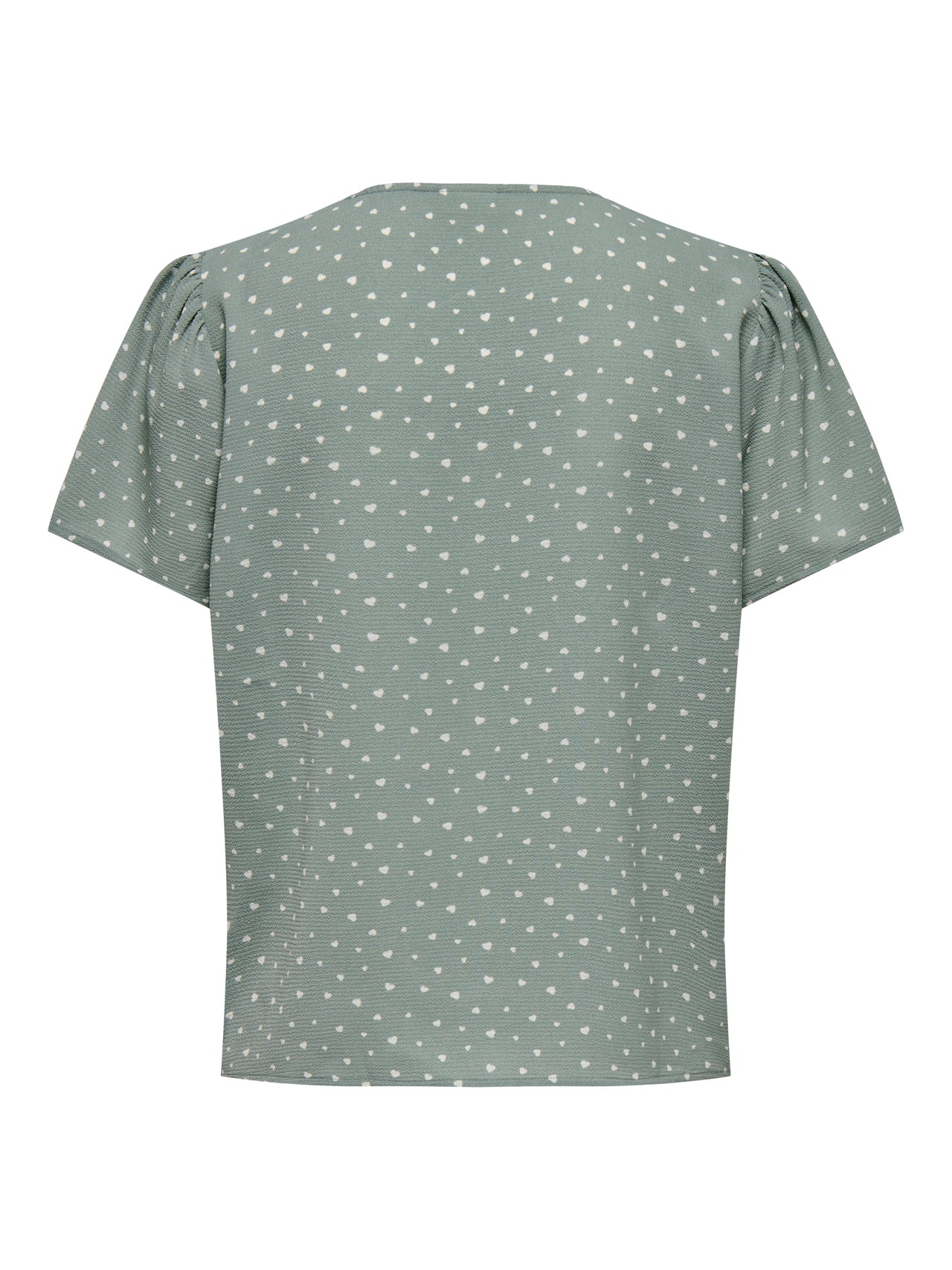 ONLY Regular Fit V-Neck Top -Chinois Green - 15301376