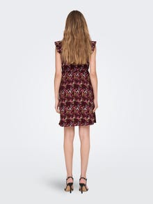 ONLY Mini v-hals kjole  -Chocolate Truffle - 15301378