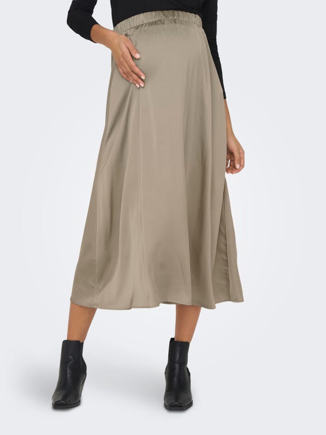 ONLY Mid waist Maternity Long skirt - 15301379