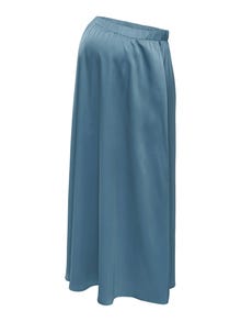 ONLY Jupe longue Taille moyenne Grossesse -Blue Mirage - 15301379