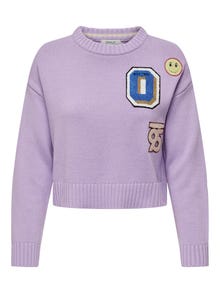 ONLY Pull-overs Col rond -Lavendula - 15301511