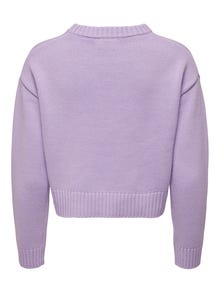 ONLY O-Neck Pullover -Lavendula - 15301511