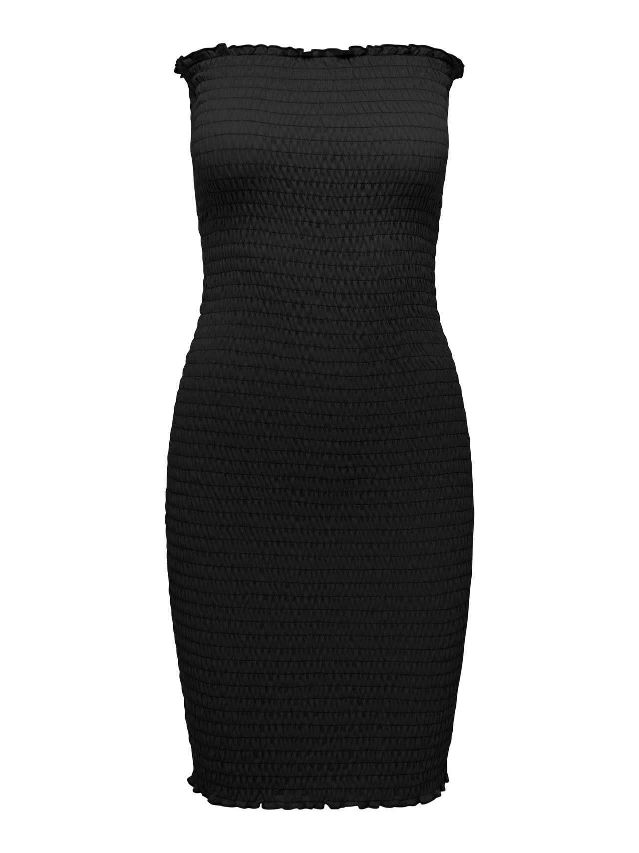 ONLY Slim Fit Nedhasad axel Kort klänning -Black - 15301514