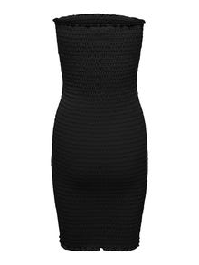 ONLY Slim fit Off-shoulder Korte jurk -Black - 15301514