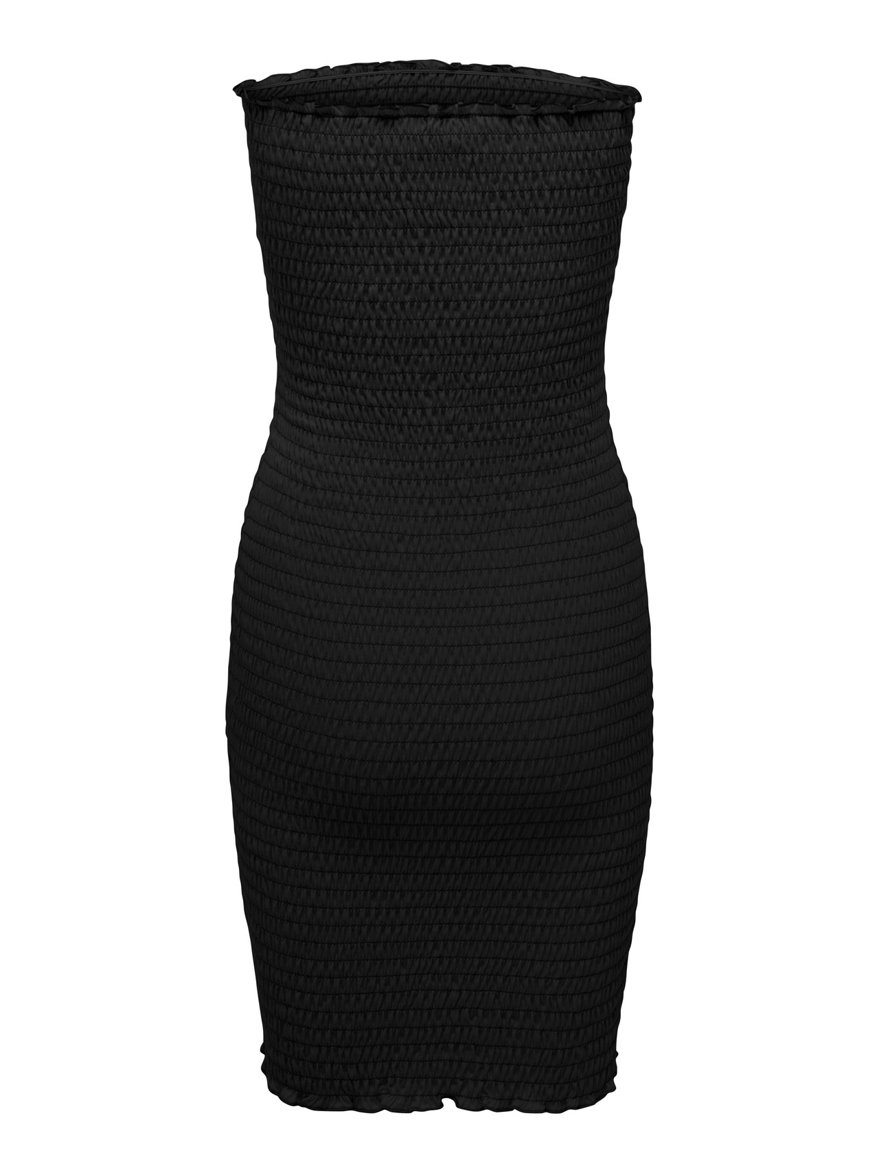 ONLY Slim Fit Schulterfrei Kurzes Kleid -Black - 15301514