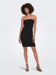 ONLY Short Smock Dress -Black - 15301514