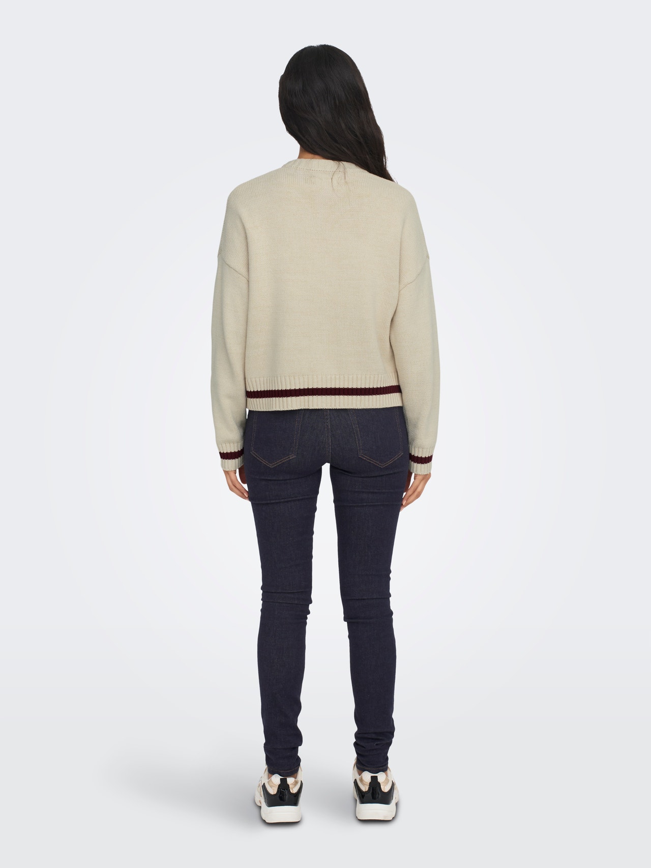 ONLY O-Neck Pullover -Birch - 15301515
