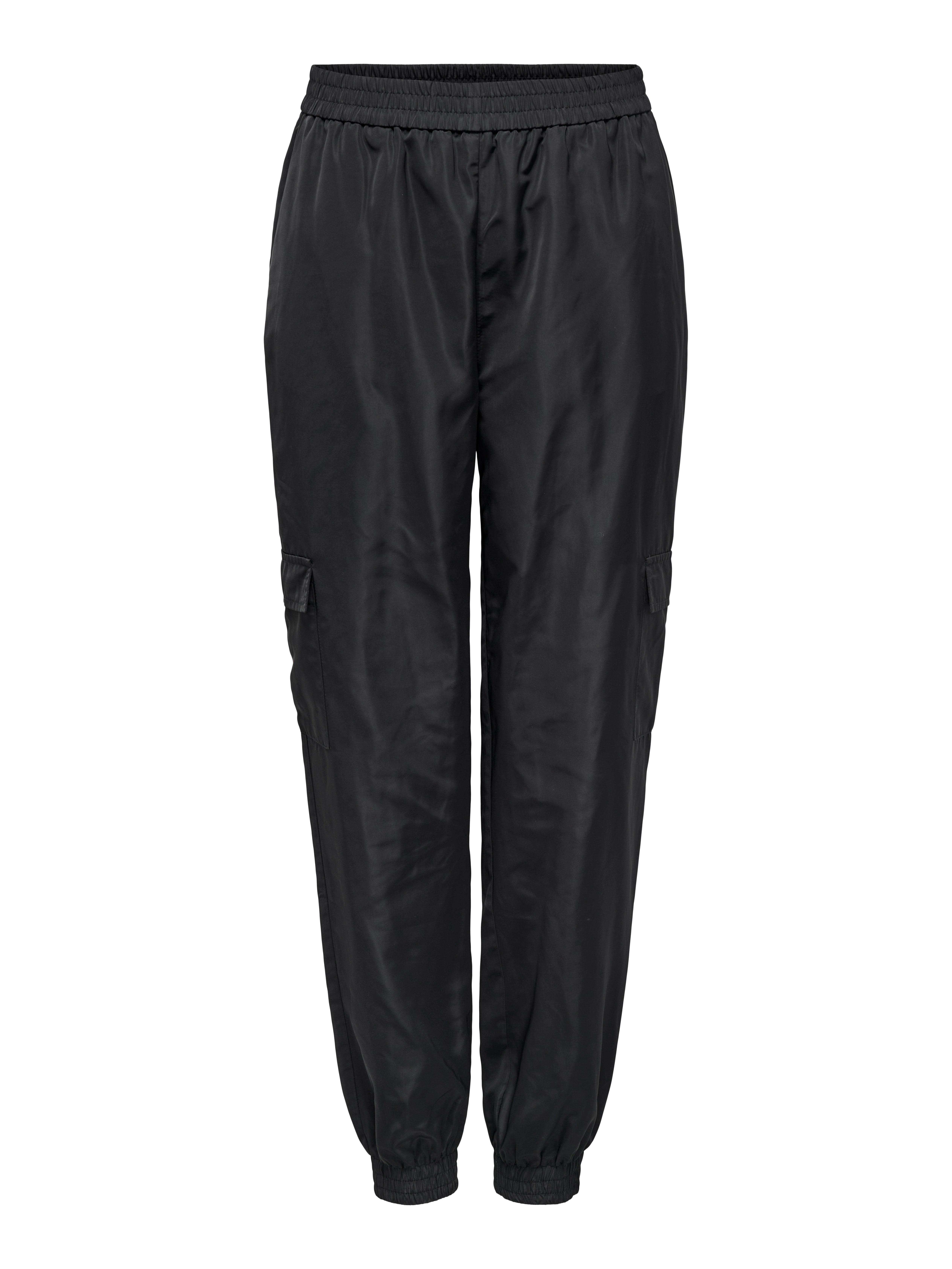 ONLFADUMA Mittlere Taille Normal geschnitten Hose | Schwarz | ONLY®