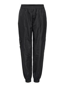 ONLY Pantalons Regular Fit Taille moyenne -Black - 15301582