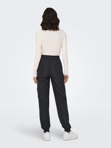ONLY Pantalones Corte regular Cintura media -Black - 15301582