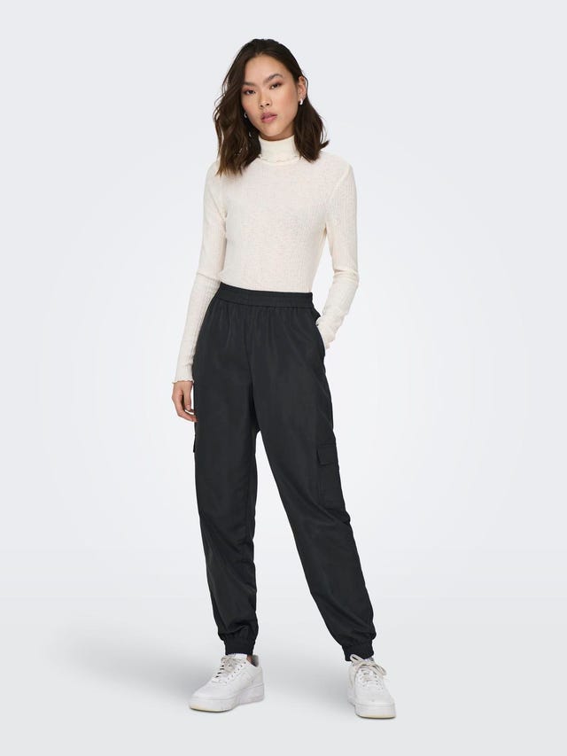 ONLY Cargo trousers with mid waist - 15301582